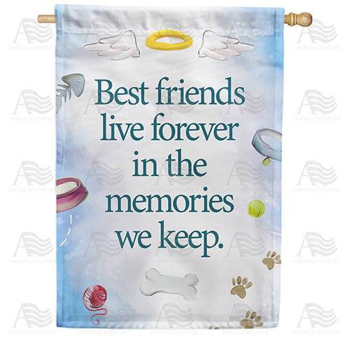 America Forever Pet Memories House Flag