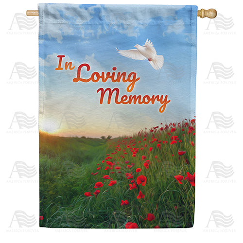 America Forever In Loving Memory (Dove) House Flag