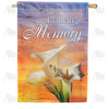 America Forever In Loving Memory (Lilies) House Flag
