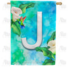 America Forever Hummingbird At Lily Monogram House Flag