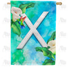 America Forever Hummingbird At Lily Monogram House Flag