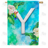 America Forever Hummingbird At Lily Monogram House Flag