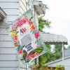 America Forever Personalized Island Flowers House Flag