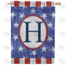 America Forever All American Old Wood Monogram House Flag