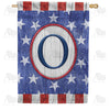 America Forever All American Old Wood Monogram House Flag
