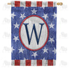 America Forever All American Old Wood Monogram House Flag