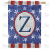 America Forever All American Old Wood Monogram House Flag
