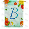 America Forever Bright Cosmos Monogram House Flag