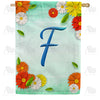 America Forever Bright Cosmos Monogram House Flag
