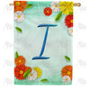 America Forever Bright Cosmos Monogram House Flag