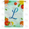 America Forever Bright Cosmos Monogram House Flag
