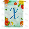 America Forever Bright Cosmos Monogram House Flag