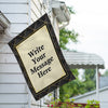 America Forever Personalized Quilted Royalty Message House Flag