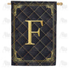 America Forever Quilted Royalty Monogram House Flag