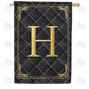 America Forever Quilted Royalty Monogram House Flag