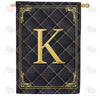 America Forever Quilted Royalty Monogram House Flag