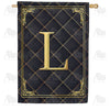 America Forever Quilted Royalty Monogram House Flag