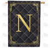 America Forever Quilted Royalty Monogram House Flag
