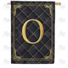 America Forever Quilted Royalty Monogram House Flag
