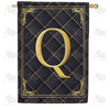 America Forever Quilted Royalty Monogram House Flag