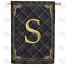 America Forever Quilted Royalty Monogram House Flag
