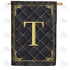 America Forever Quilted Royalty Monogram House Flag