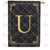 America Forever Quilted Royalty Monogram House Flag