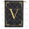 America Forever Quilted Royalty Monogram House Flag