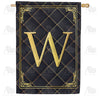 America Forever Quilted Royalty Monogram House Flag