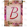 America Forever Rosie Pink Monogram House Flag