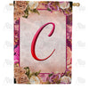 America Forever Rosie Pink Monogram House Flag