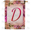 America Forever Rosie Pink Monogram House Flag