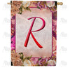 America Forever Rosie Pink Monogram House Flag