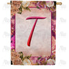 America Forever Rosie Pink Monogram House Flag