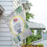 America Forever Personalized Simply Golden House Flag