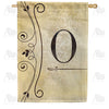 America Forever Fancy Scroll Monogram House Flag
