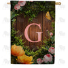 America Forever House Light Monogram House Flag