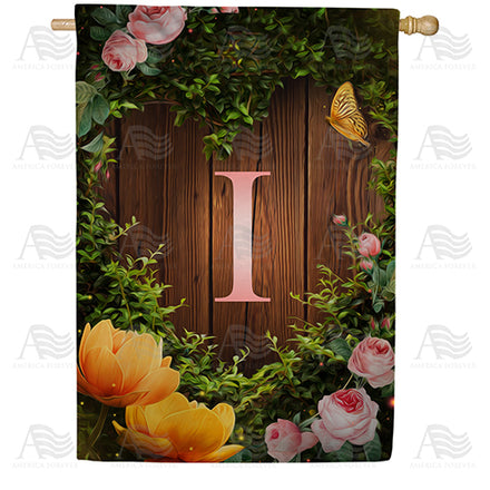 America Forever House Light Monogram House Flag
