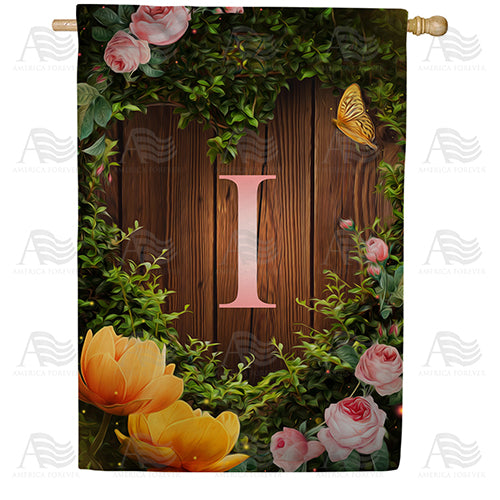 America Forever House Light Monogram House Flag
