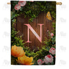 America Forever House Light Monogram House Flag