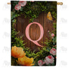 America Forever House Light Monogram House Flag