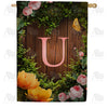 America Forever House Light Monogram House Flag