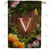 America Forever House Light Monogram House Flag