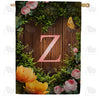 America Forever House Light Monogram House Flag