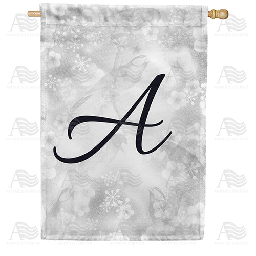 America Forever Bird Dreams Monogram House Flag