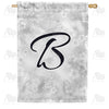 Bird Dreams Monogram House Flag