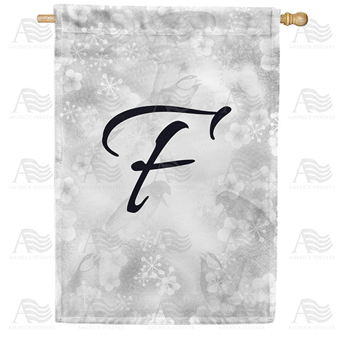 America Forever Bird Dreams Monogram House Flag