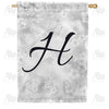 Bird Dreams Monogram House Flag