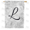 Bird Dreams Monogram House Flag