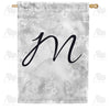 Bird Dreams Monogram House Flag
